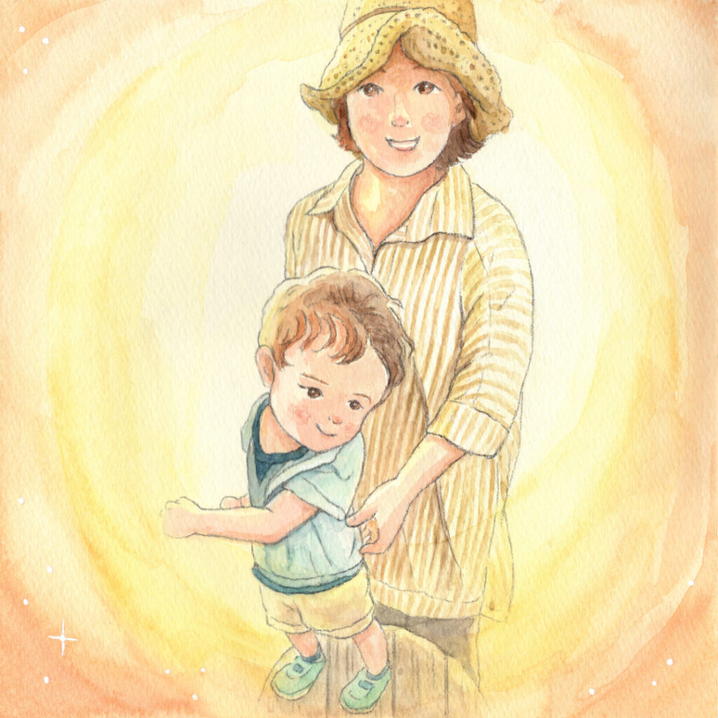 【ユーザーの声】私も思わず絵本を息子と楽しんでしまうKIKASETEの時間。お友達との仲直りもKIKASETEで覚えた言葉で。
